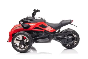 Preview: Elektro Kindermotorrad, Dreirad, 12V7A, 2 Motoren, MP3 + Leder, Mod.118